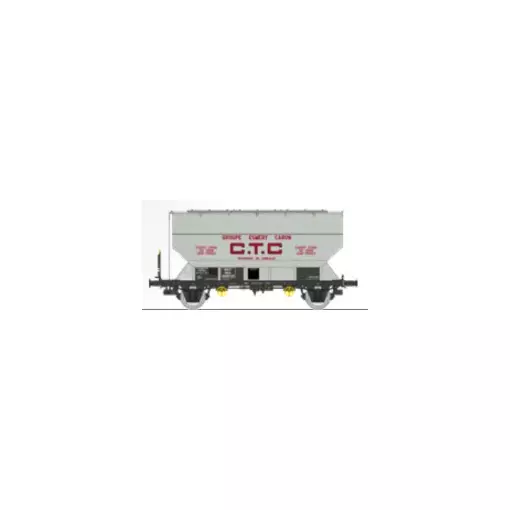 Getreidewaggon FAUVET-GIREL "CTC" - Ree Modèles WB879 - HO 1/87 - SNCF - Ep III - 2R