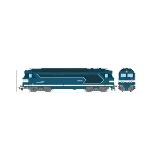 Locomotiva diesel BB 67590 - Ree Models MB250SAC - HO 1/87 - SNCF - Ep V/VI - Fumo digitale - 3R