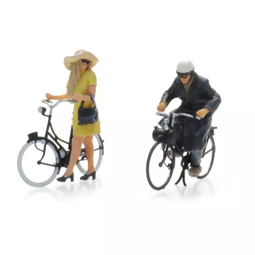 2 pilotes Solex et Mobylette - Artitec 5870017 - HO 1/87