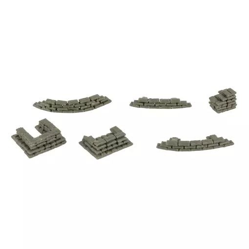 200 Military sandbags FALLER 144121 HO - 1/87 - EP V