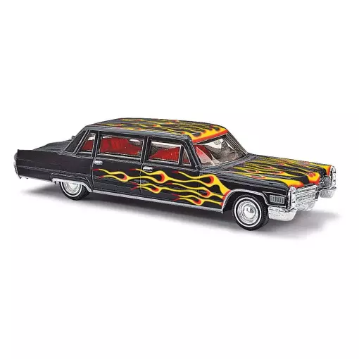 Cadillac 1966 Sedan "Autos locos" BUSCH 42964 - HO 1/87