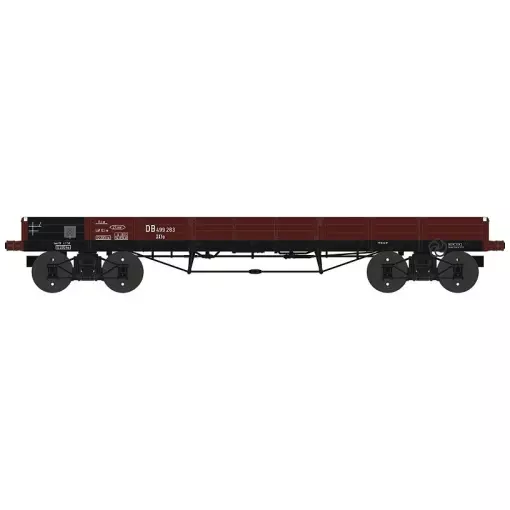 TP flat wagon with 6 brown sideboards N° 498976