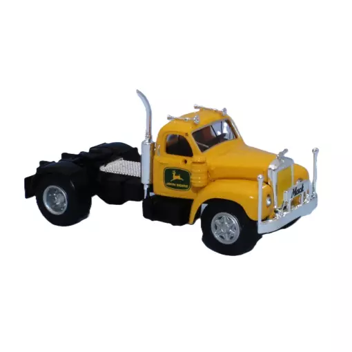 Camion Tracteur Mack B 61, jaune "John Deere", 1953 - Brekina 85978 - HO 1/87