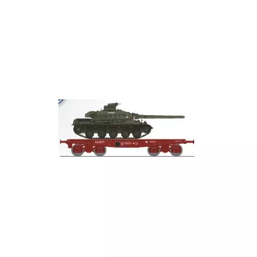 Ketelwagen SSym46 + tank amx-30 "Flandres" 1DB 6RD - Ree Modèles WBA029 - HO 1/87 - SNCF - Ep IV - 2R