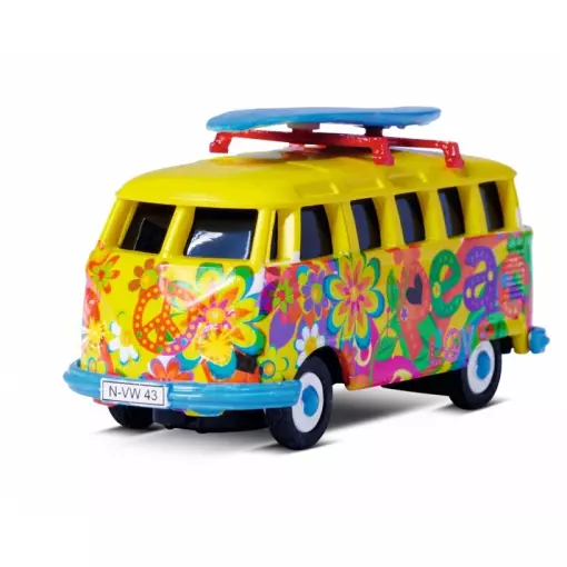 Bus Volkswagen T1 Flower Power - 2.4GHz RTR - Carson 500504150 - 1/87