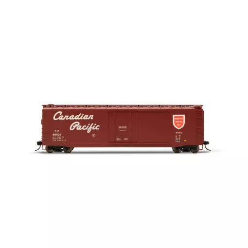 Wagon couvert US Canadian Pacific "Newsprint Service Only" 80000- Rivarossi HR6636B - HO 1/87 - Privée - EP III