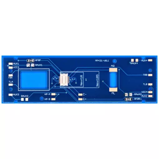 Digitalisierungsplatine NEM 662 Next18 - Distrimodel MPPE431-18 - Für Midi 2 Leuchten Roco