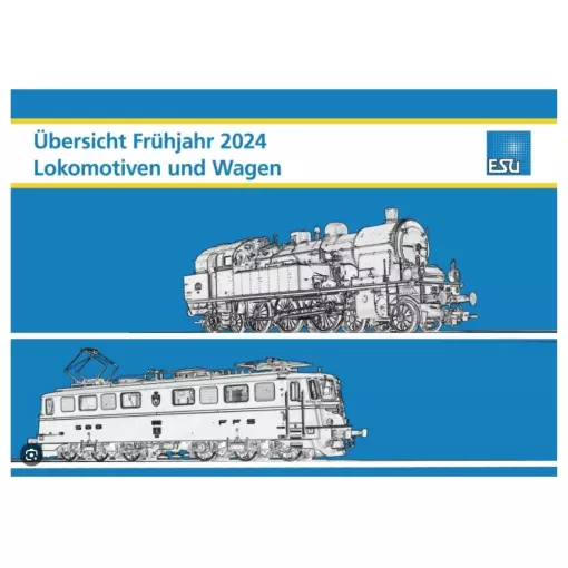 Catálogo fabricante 2024 - ESU & PULLMAN - HO 1/87 - Alemán - 2R & 3R