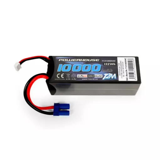 Accu LiPo 4S HV 15,2V 10000 mAh 120C - T2M T13100004C