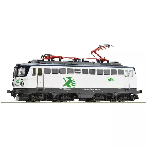 Locomotora eléctrica 1142 562-9 Roco 70601 - HO : 1/87 - StB - EP VI