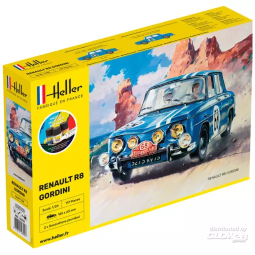 Renault R8 Gordini Kit de inicio - Heller 56700 - 1/24