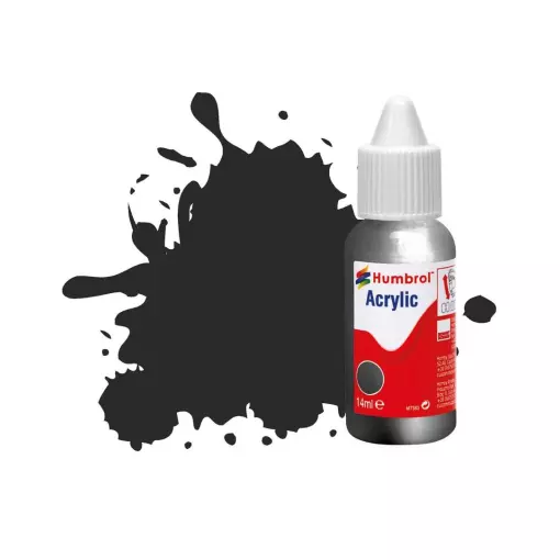 Peinture acrylique n°53 - Gunmetal - Métallique - Humbrol DB0053 - 14 mL