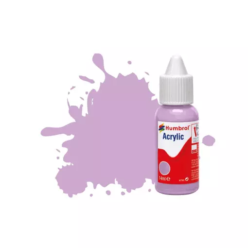 Peinture acrylique n°42 - couleur violet pastel MAT HUMBROL DB0042 - 14 mL