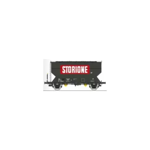 Getreidewaggon FAUVET-GIREL "STORIONE" - Ree Modèles WB890 - HO 1/87 - SNCF - Ep V - 2R