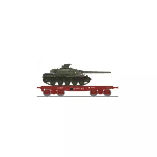 Ketelwagen SSym46 + tank amx-30 "Château-Thierry" 1DB 6RD - Ree Modèles WBA030 - HO 1/87 - SNCF - Ep IV - 2R