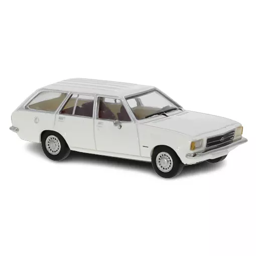 Voiture Opel Rekord D Caravan break - Blanche - PCX 870402 - HO 1/87