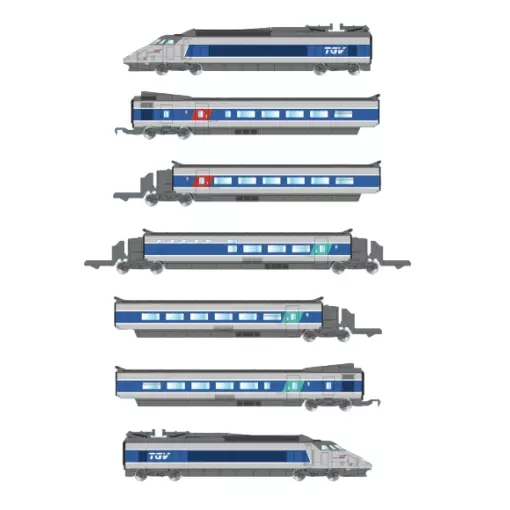 Scatola TGV PSE Atlantique - Azar Models T01-AB1D - Z 1/220 - SNCF - Ep V - Digitale - 2R