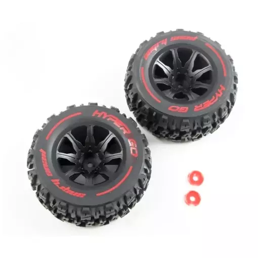 Trenchers wheels (x2) for Hyper Go - MJX 14300E1 - 1/14