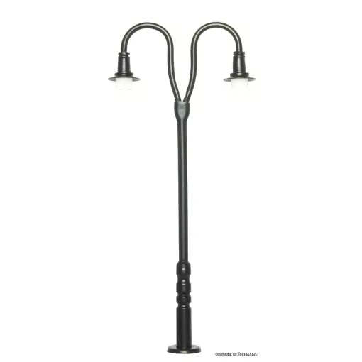 Lampadaire Double - Hauteur 85mm - Viessmann 6041 - HO: 1/87 