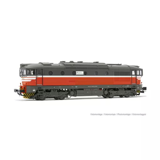 Diesellokomotive D.753 "Mercitalia Shunting & Terminal" - Rivarossi HR2930S - HO 1/87 - Privée - EP VI - DCC Son