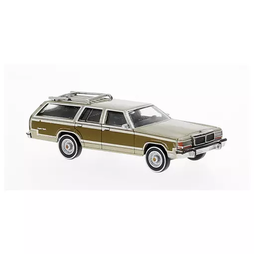 Ford LTD Country Squire, bois/or - Brekina 19630 - HO 1/87