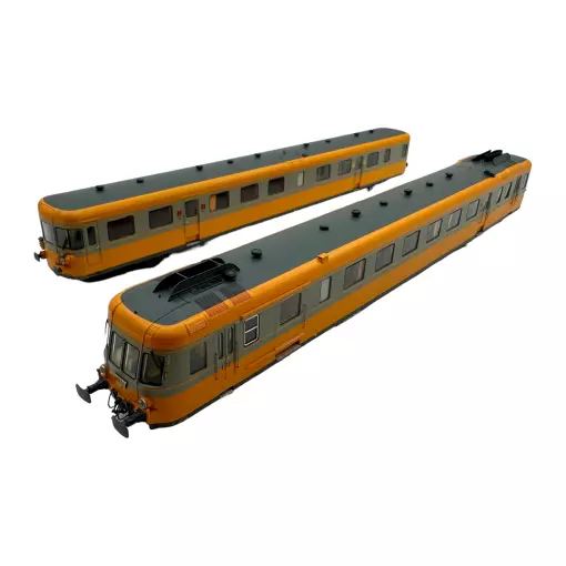 Autorail RGP 2 X-2706 Orange & Béton - ACC SON - REE MODELES MB175SAC SNCF - HO - EP IV