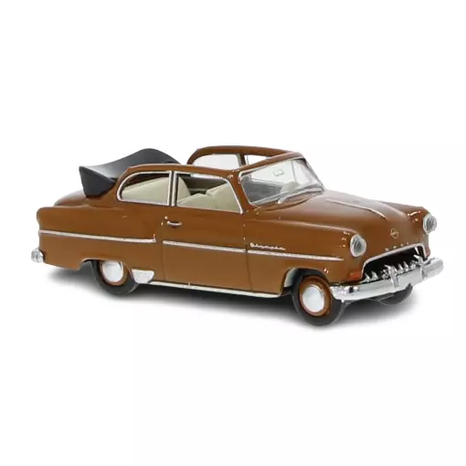 Opel Olympia Rekord décapotable, marron clair, 1954 - Brekina 20252 - HO 1/87