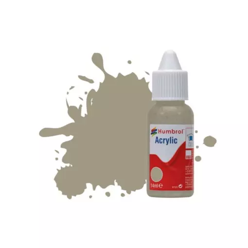 Peinture acrylique n°168- couleur beige chanvre / camouflage MAT HUMBROL DB0252 - 14 mL