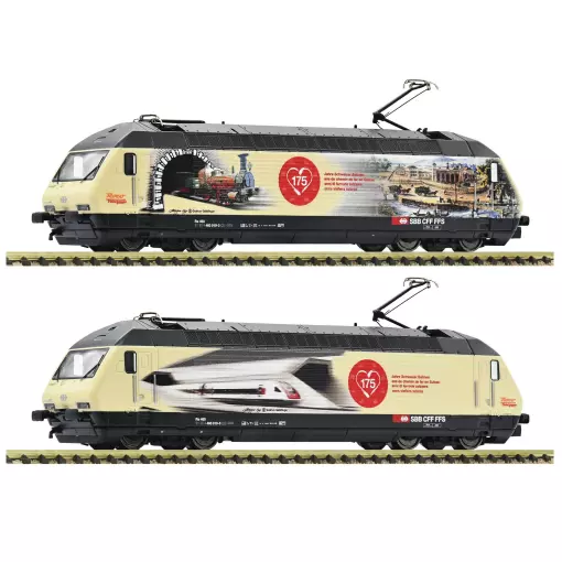 Locomotive électrique 460 019-3 FLEISCHMANN 731369 - CFF - N 1/160 - EP VI