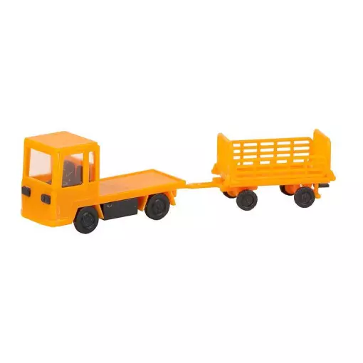 Carro portaequipajes Faller naranja 180357 - HO: 1/87 - EP III