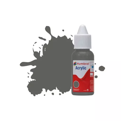 Peinture acrylique n°31 - couleur gris ardoise MAT - HUMBROL DB0031 | 14 mL