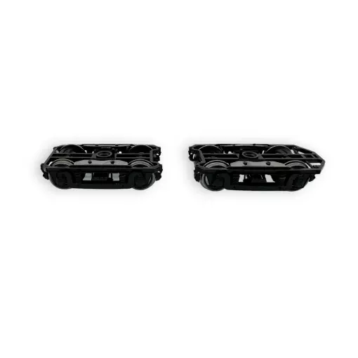 Set di due carrelli Y 16 B2 - Nero - REE Modello XB111CD01