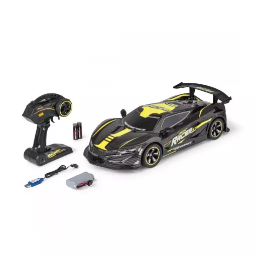 Coche radio control Night Racer 2.0 - Carson 500404249 - 1/10 - Amarillo - 2.4GHz 100% RTR