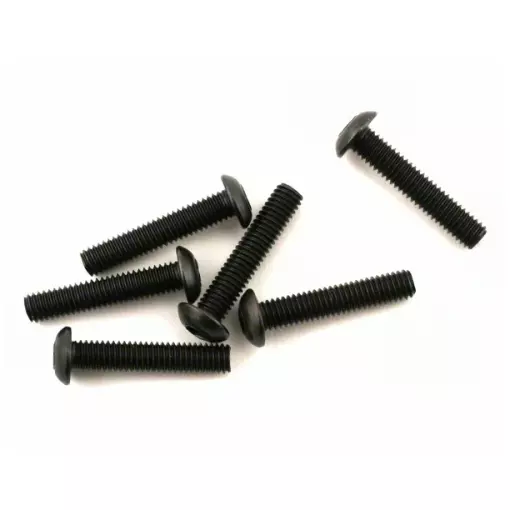 6 Vis BTR tête bombée 3x15mm - Traxxas 2579