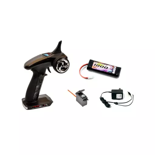 Pack Radio Racer 3S + Accu NiMH 1800mAh + Chargeur + Servo - T2M T4618L