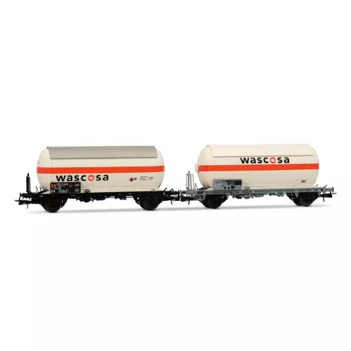 Coffret de 2 wagons citerne WASCOSA - Rivarossi HR6622 - HO 1/87 - SBB - EP V