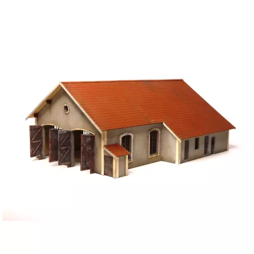 Capannone a 2 vie CFD - Modello Timber 105007 - HO 1/87