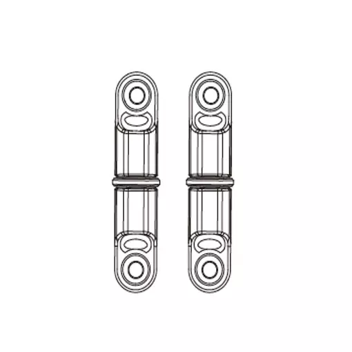 Tirantes (x2) para Hyper Go - MJX 14431 - 1/14