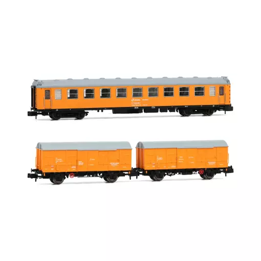 Satz von 3 Einheiten "Tren Taller Granada" - Arnold HN4456 - N 1/160 - RENFE - EP V