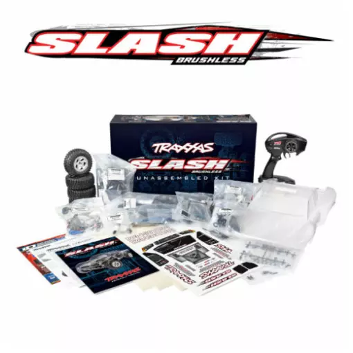 Slash Brushless 2S 4x2 kit à monter V2 - Traxxas 58314-4 - 1/10