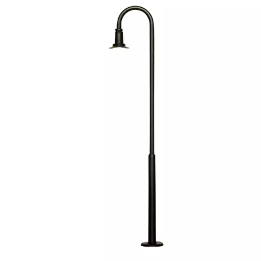 Lampadaire Cintré - Hauteur 87MM - Noir - Viessmann 6140 - HO 1/87 