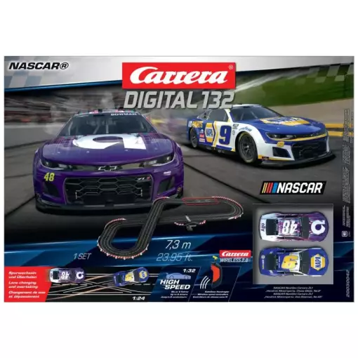 Conjunto NASCAR - Carrera DIGITAL 132 30042 - 1/24 / I 1/32 - Digital