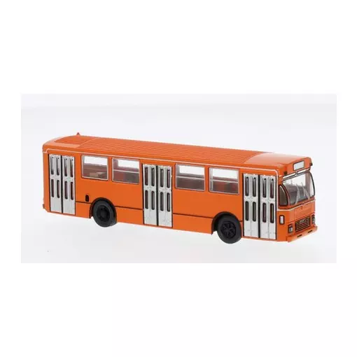 Bus Fiat 418 AL 1976 orange - Brekina 59950 - HO 1/87