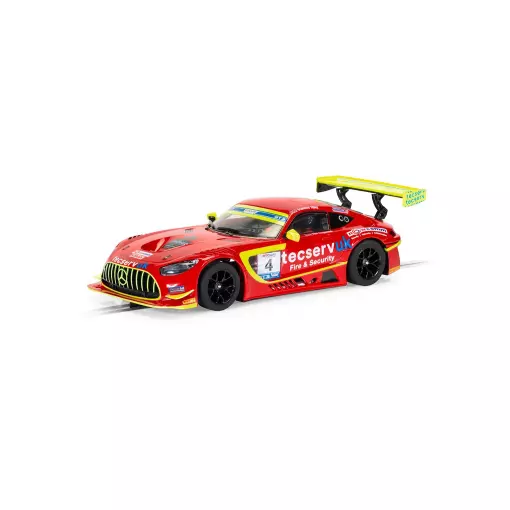 Voiture Analogique - Mercedes AMG GT3 - SCALEXTRIC C4332 - GT Cup 2022 - Grahame Tilley - Super Slot - Echelle I 1/32