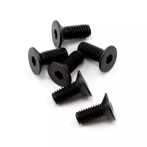 6 Vis BTR tête fraisée 4x10mm - Traxxas 2535