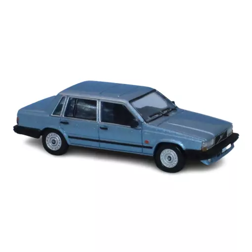 Volvo 740 Berline - Bleu Clair Métallisé - 1984 - PCX 870661 - HO 1/87 