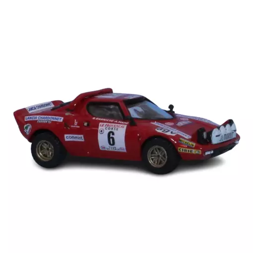 Lancia Stratos HF, No.6, Vainqueur Tour de Corse 1975 ( Bernard Darniche - Alain Mahé ) - Brekina 29657 - HO 1/87