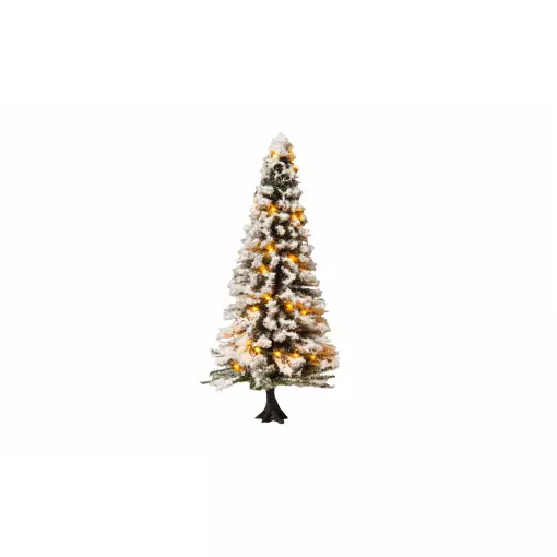 Albero di Natale illuminato con 30 LED - HO 1/87 e Z 1/120 - Noch 22130