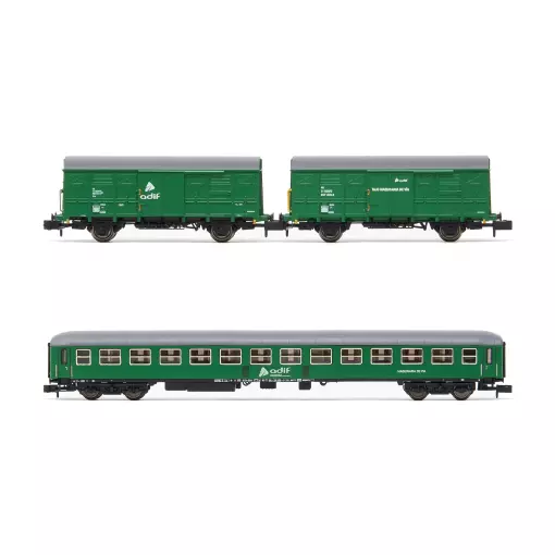 Satz von 3 Einheiten ADIF - Arnold HN6576 - N 1/160 - RENFE - EP VI