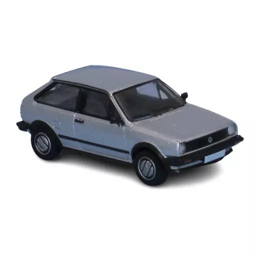 VW Polo II Coupé grigio argento PCX 870202 - HO 1/87